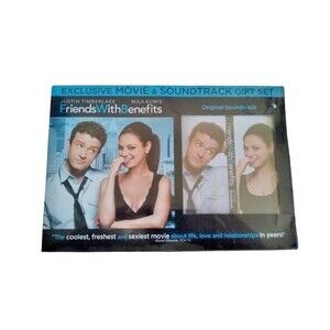 Friends With Benefits-Movie and Soundtrack Gift Set-New Sealed 2011